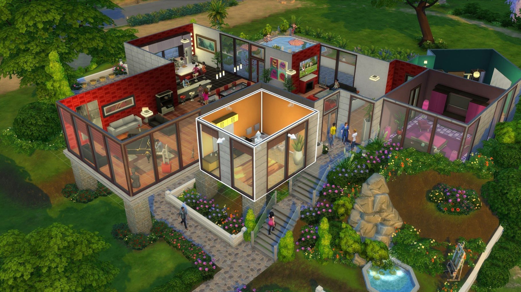 The Sims 4 — tour 2 The Sims 4 toolbar view 2
