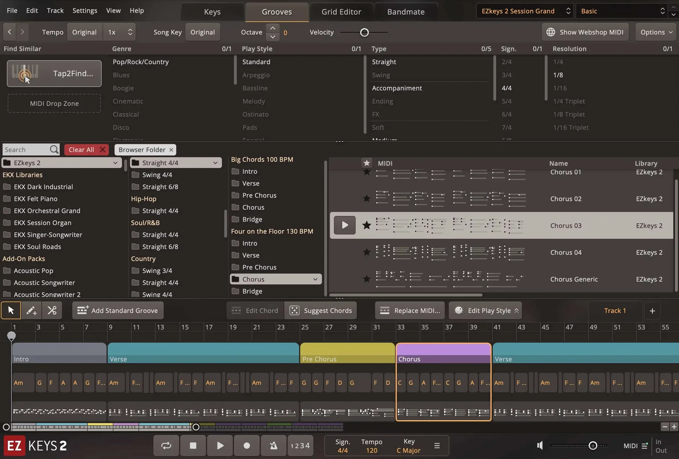 Toontrack EZkeys image 2 of 5 Screen 2 of Toontrack EZkeys