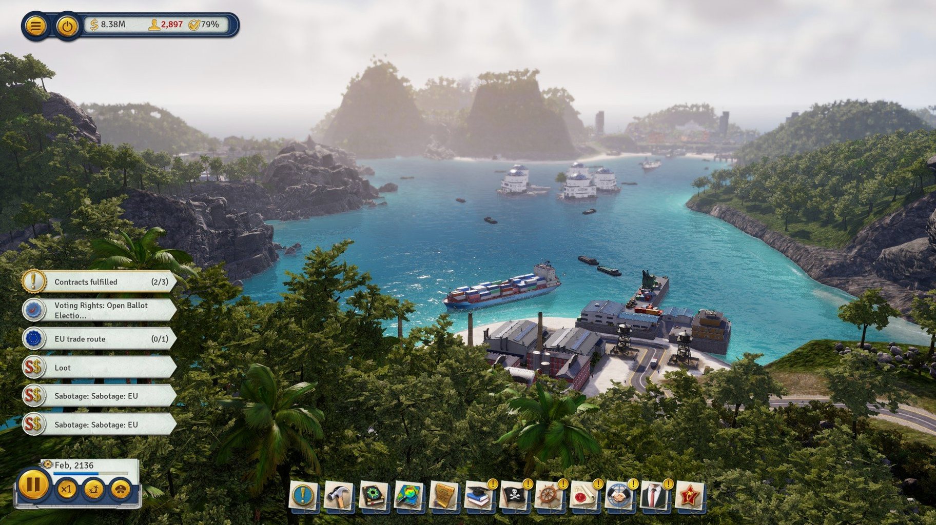 Screen 3 of Tropico