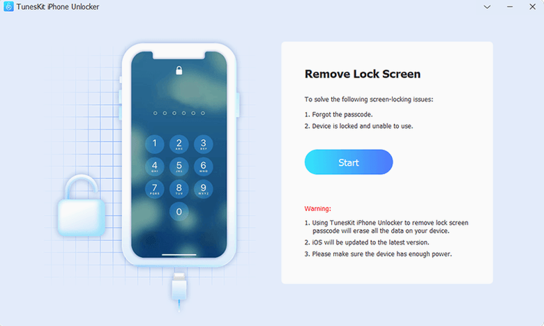 TunesKit iPhone Unlocker — tour 1 TunesKit iPhone Unlocker 2.7.0.16: tuneskit iphone unlocker torrent