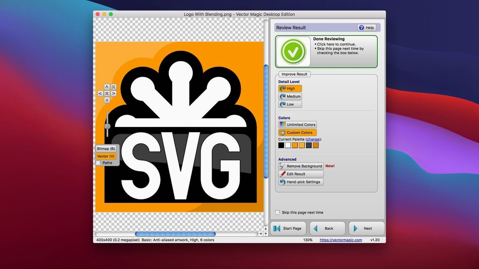 Vector Magic image 2 of 4 Screen 2 of Vector Magic