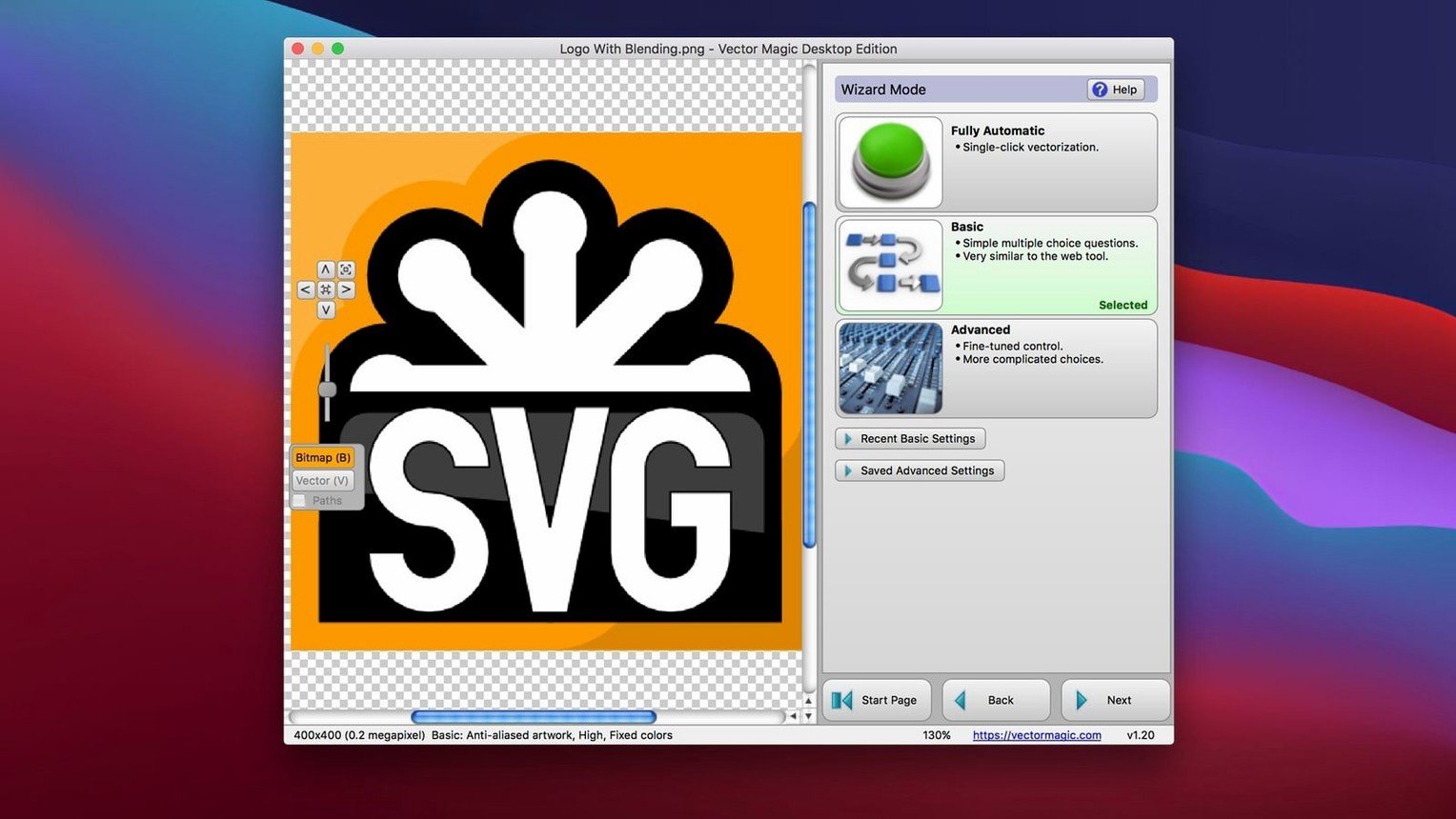 Vector Magic image 4 of 4 Screen 4 of Vector Magic