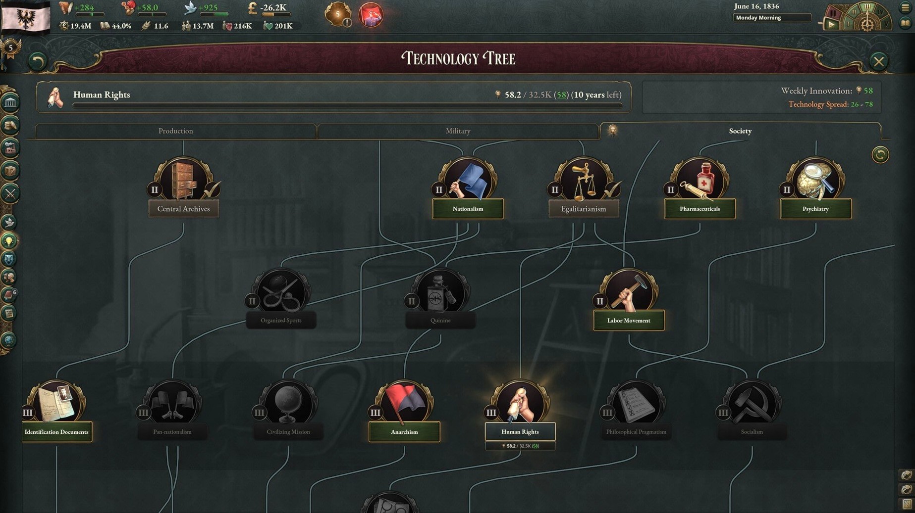 Screen 2 of Victoria