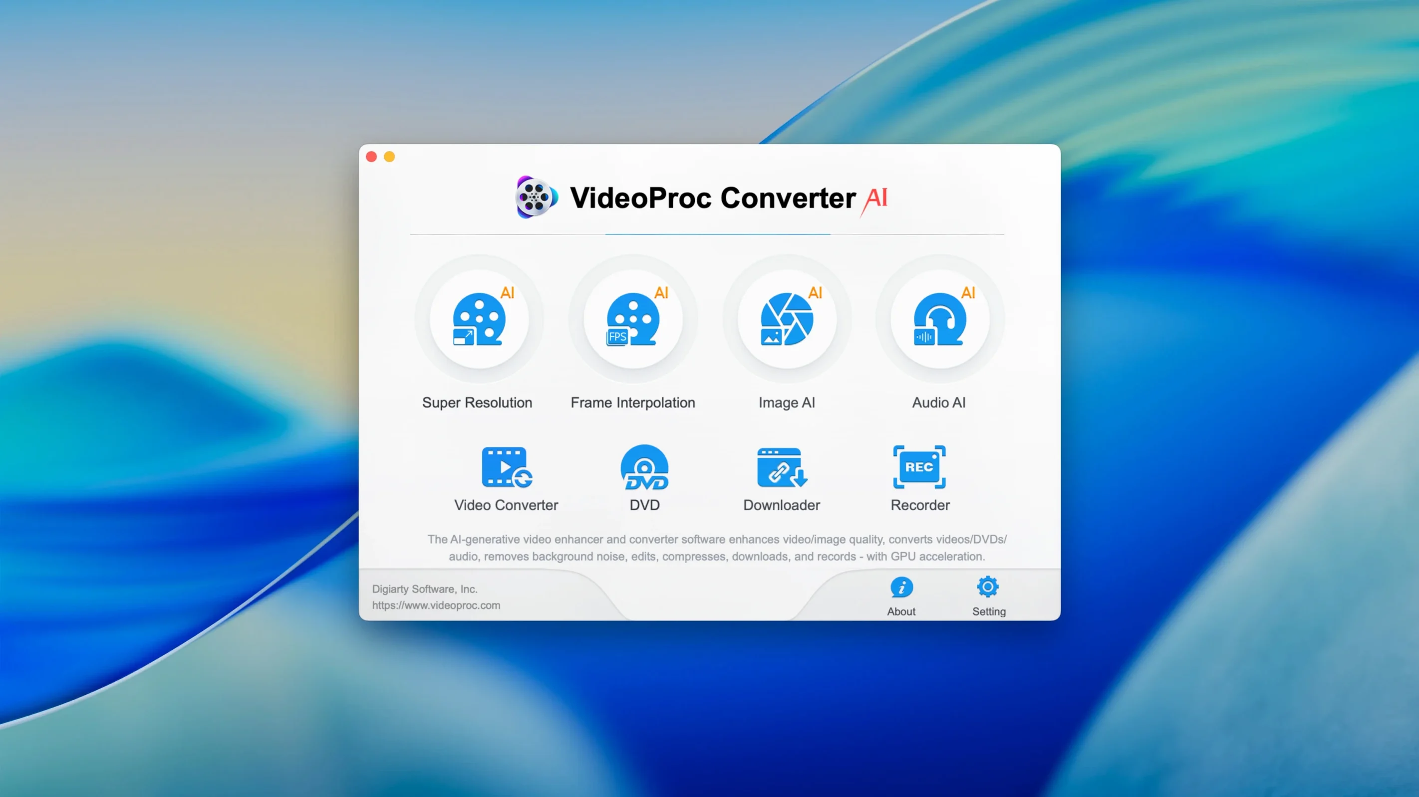 VideoProc Converter AI image 1 of 3 VideoProc Converter AI 8.12: videoproc converter ai