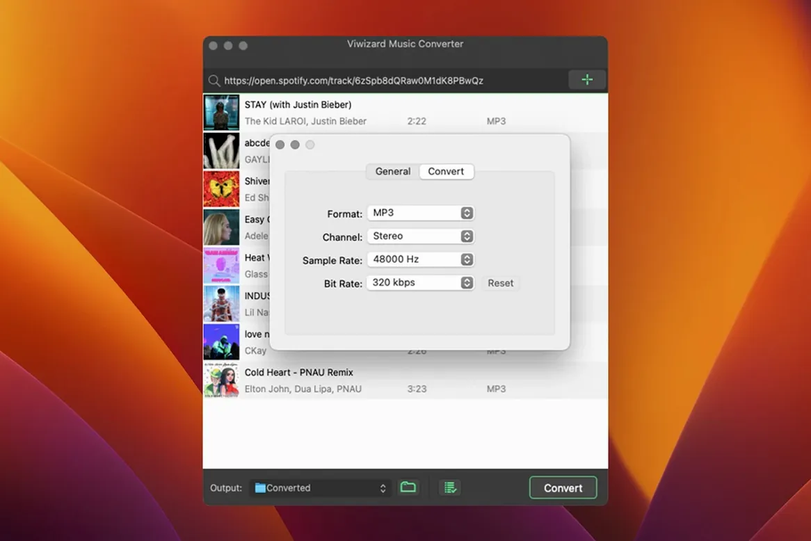 Screen 2 of ViWizard Spotify Music Converter