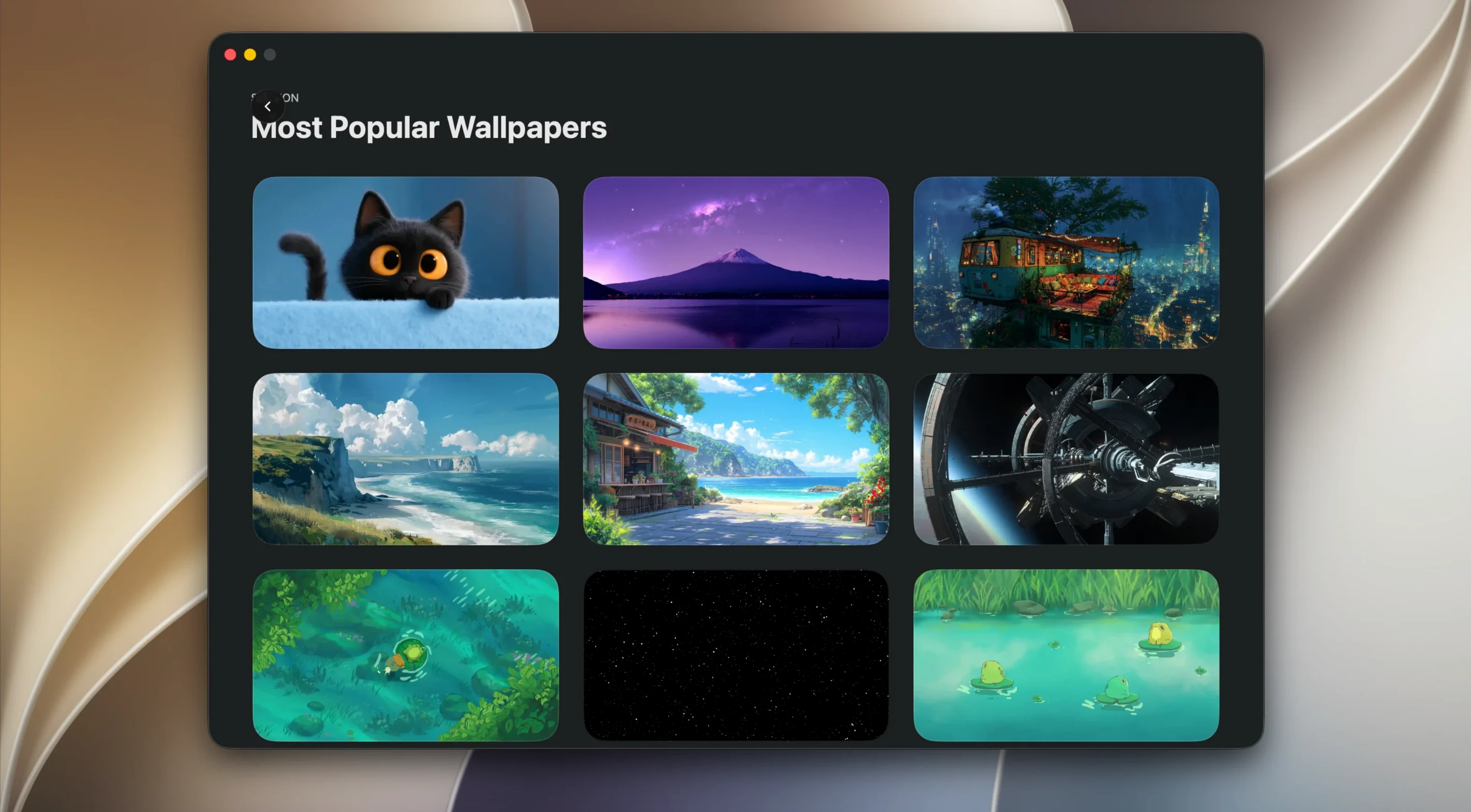 Wallspace — tour 2 Wallspace toolbar view 2