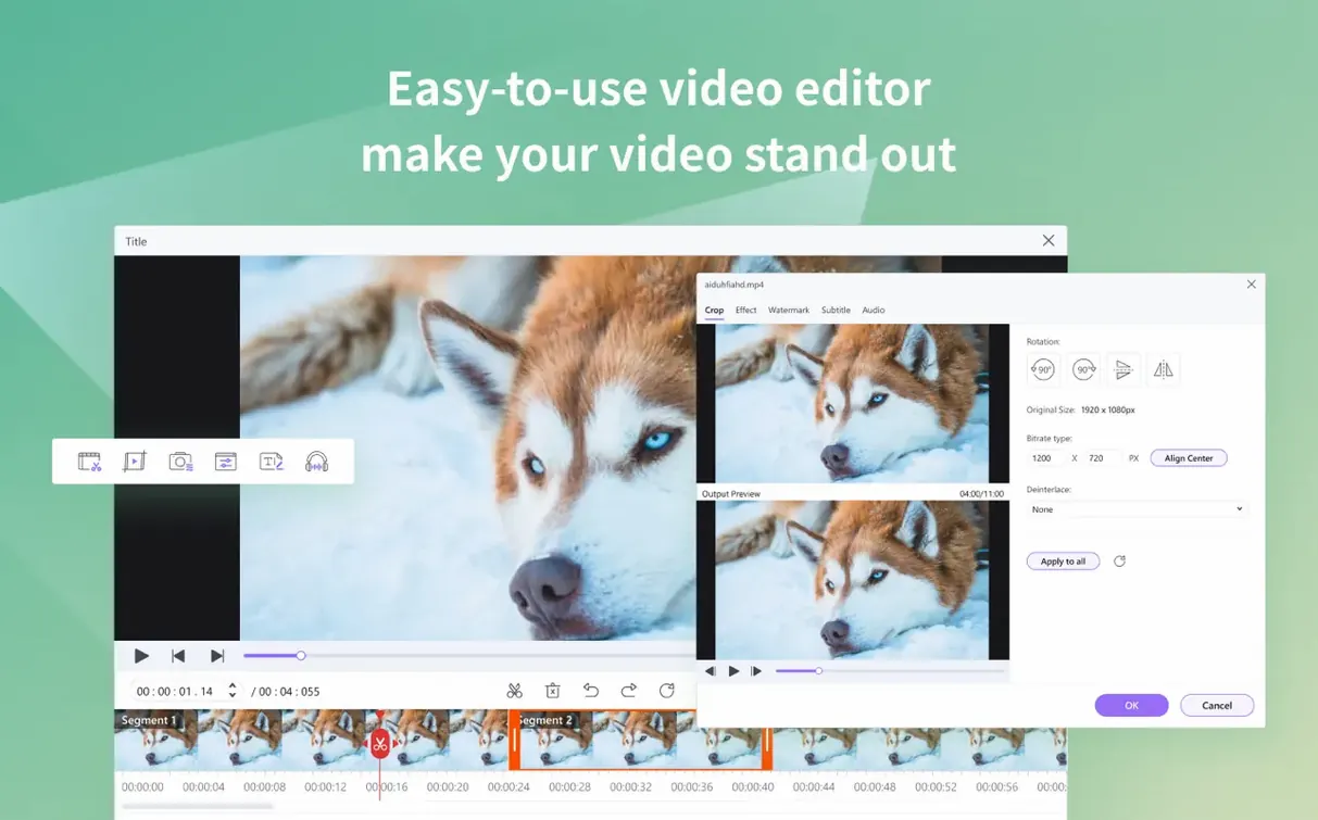 Wondershare UniConverter — tour 2 Wondershare UniConverter toolbar view 2