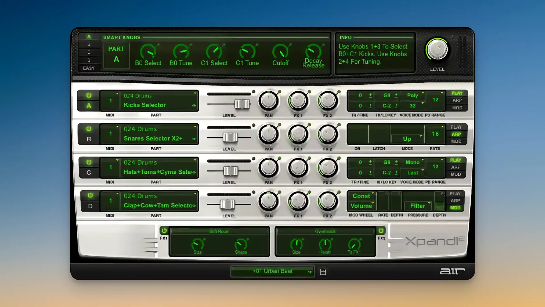 xpand 2 crack: workspace view